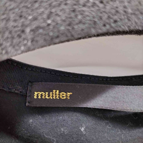 ミュラーオブヨシオクボ muller of yoshiokubo シルクフレアスリーブTシャツ レディース JPN:36