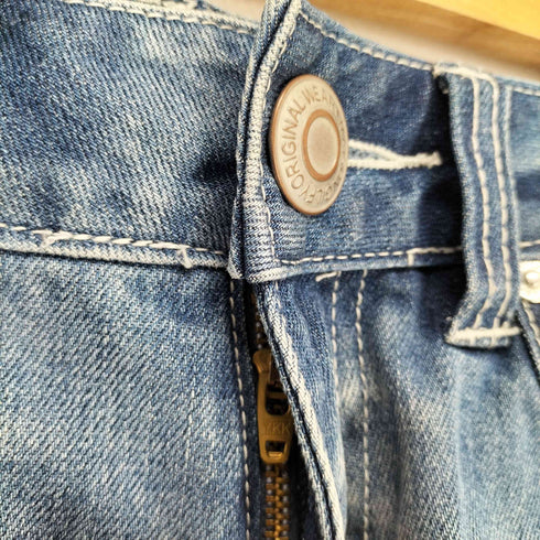MAISON GREY スタッズ装飾ショートデニムパンツ レディース 26