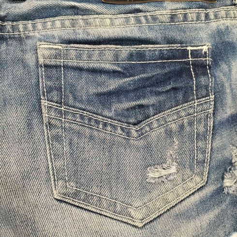 MAISON GREY スタッズ装飾ショートデニムパンツ レディース 26