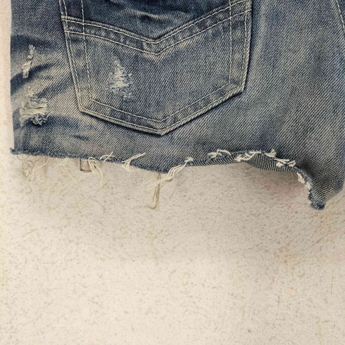 MAISON GREY スタッズ装飾ショートデニムパンツ レディース 26