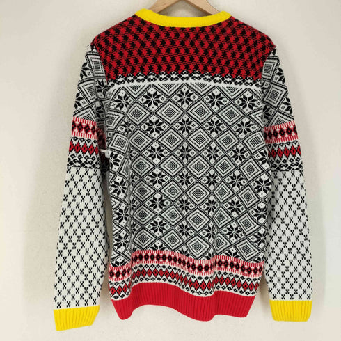 BRITISH CHRISTMAS JUMPERS 総柄ニット MADE IN GREAT BRITAIN メンズ M