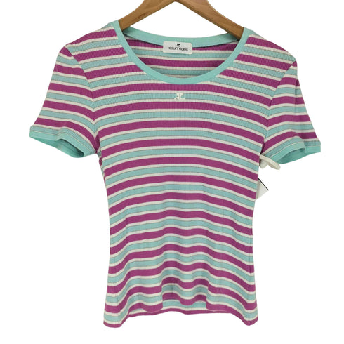クレージュ courreges ボーダーTシャツ レディース 38
