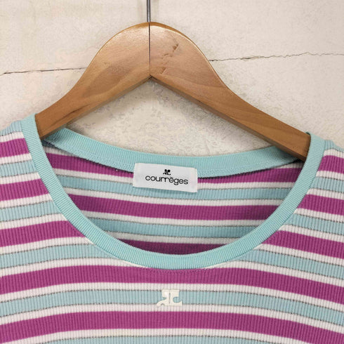 クレージュ courreges ボーダーTシャツ レディース 38