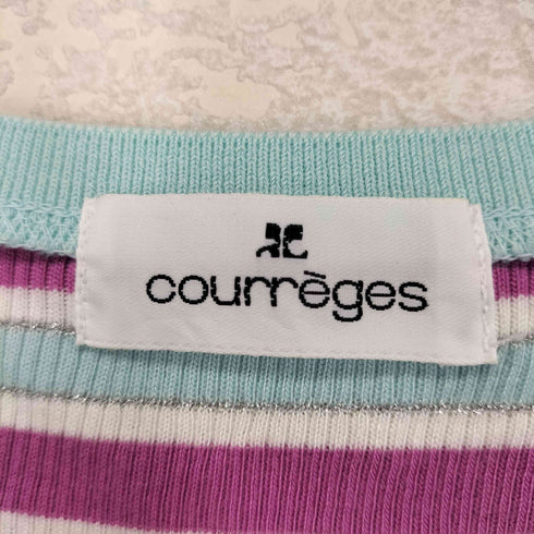 クレージュ courreges ボーダーTシャツ レディース 38