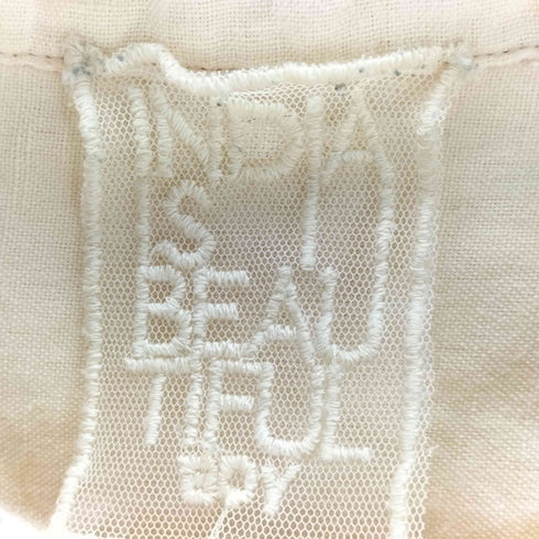 ニコアンド niko and... INDIA IS BEAUTIFUL BOY モチーフ刺繍シャツ メンズ JPN:L