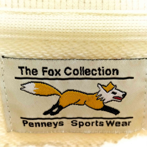 ザフォックスコレクション THE FOX COLLECTION THE FOX ロゴ ワッペン刺繍ワンポイント ビッグハイネックカラー ハーフジップ ルーズスウェット メンズ JPN:M