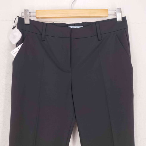 プラダ PRADA センタープレスノータックスラックス レディース 38