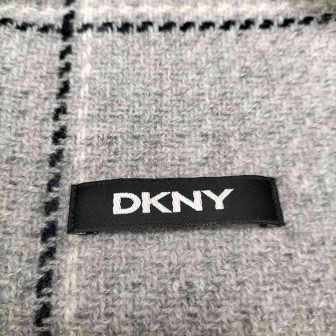 ダナキャランニューヨーク DKNY チェック フランジ マフラー メンズ