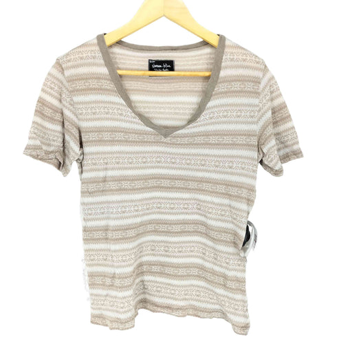 N NUMBER 08SS BIRDS期 総柄VネックTシャツ メンズ 2