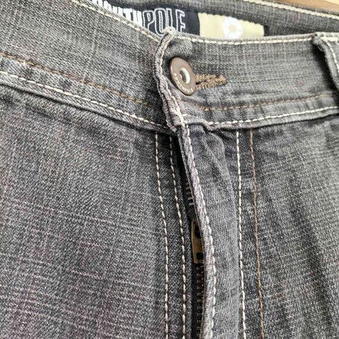 サウスポール SOUTHPOLE 90~00S ワイドバギーデニムパンツ メンズ