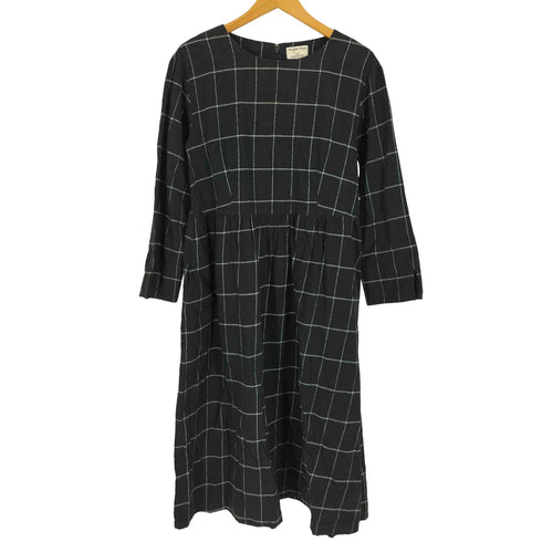 People Tree ORGANIC COTTON オーガニック コットン 手織り チェック ワンピース レディース JPN:M