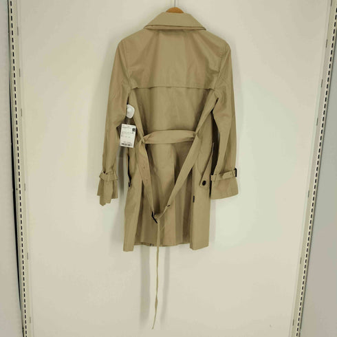 アクアスキュータム AQUASCUTUM パッカブルフード ウエストベルト 裏地 チェック スプリング コート ステンカラー コート レディース 8