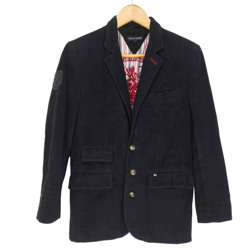 トミーヒルフィガー TOMMY HILFIGER 裏地フロッキープリントベロアテーラードジャケット レディース 14