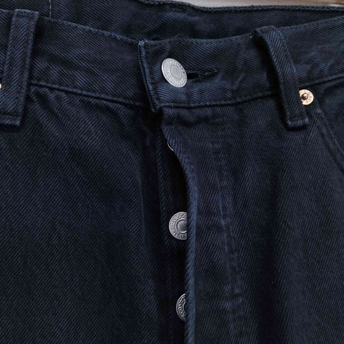 リーバイス Levis ユーロ 501 製品染 ブラックデニムパンツ メンズ W30L32