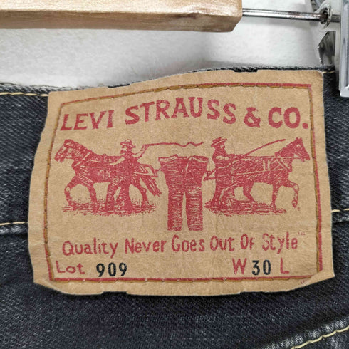 リーバイス Levis 909 ブラックデニムパンツ メンズ W30