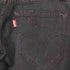 リーバイス Levis 505 製品染 ダメージ加工ブラックデニムパンツ メンズ W30L32