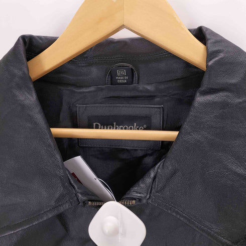 ダンブルック Dunbrooke レザーカーコート メンズ 2XL