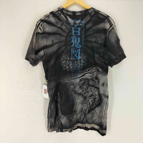 AFFICTION 菩薩観音プリントTシャツ メンズ XL