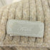 キス KITH 24AW ケーブル編み ロゴ刺繍 アクリル ニット マフラー レディース