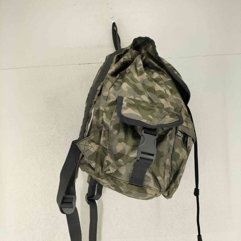 レスポートサック LeSportsac カモ柄 リップストップナイロン ミリタリーバックパック メンズ