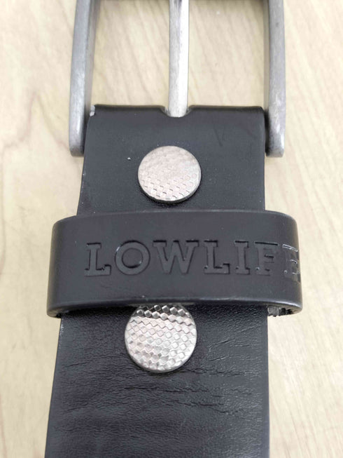LOWLIFE スタッズレザーベルト メンズ M