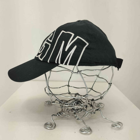 エムエスジーエム MSGM ロゴ刺繍6パネルキャップ メンズ