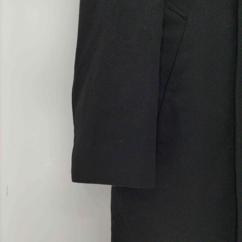 ケントアンドカーウェン KENT&CURWEN 比翼 カシミヤステンカラーコート メンズ M