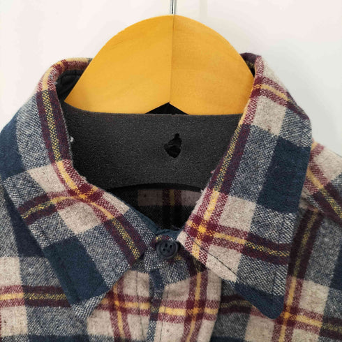 ウールリッチ WOOLRICH 80S USA製 三角タグ フランネルシャツ メンズ import:M
