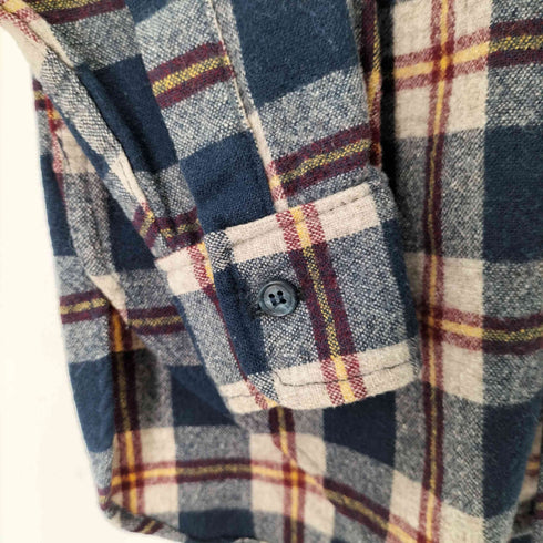 ウールリッチ WOOLRICH 80S USA製 三角タグ フランネルシャツ メンズ import:M