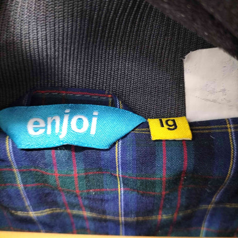 エンジョイ enjoi ウールスタンドカラージャケット 裏地チェック メンズ