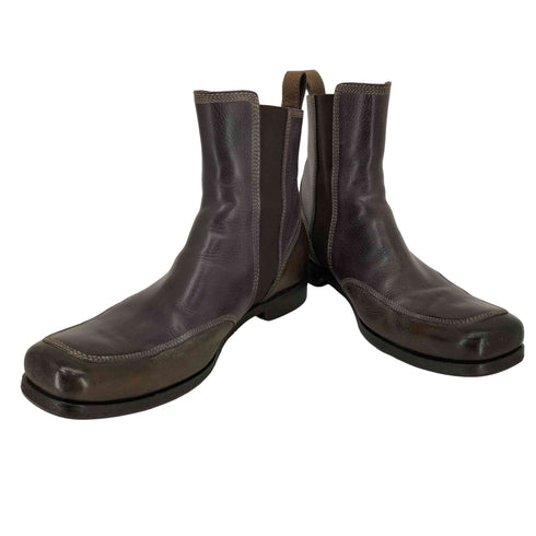 ボッテガヴェネタ BOTTEGA VENETA MADE IN ITALY バイカラー サイドゴアブーツ メンズ EUR:41