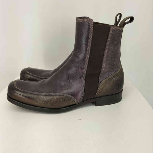 ボッテガヴェネタ BOTTEGA VENETA MADE IN ITALY バイカラー サイドゴアブーツ メンズ EUR:41