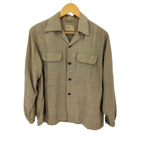 40S~50S レーヨンオープンカラーシャツ メンズ import:M