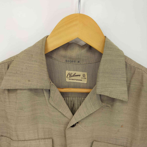 40S~50S レーヨンオープンカラーシャツ メンズ import:M