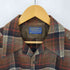 ペンドルトン PENDLETON 70S MADE IN USA オンブレ ウールオープンカラーシャツ ボードシャツ メンズ import:M