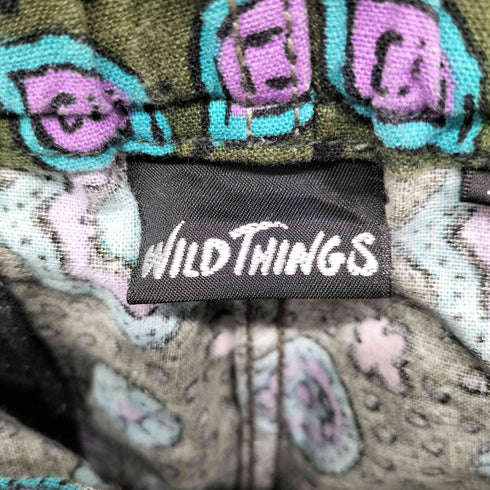 ワイルドシングス WILD THINGS 総柄クライミングパンツ マルチカラー 七分丈 メンズ JPN:M