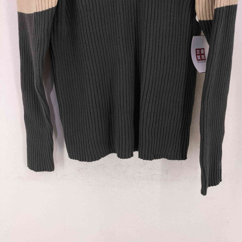 ギャップ Gap 90-00s MADE IN HONGKONG OLD 袖ボーダー コットンリブニット メンズ import:XL