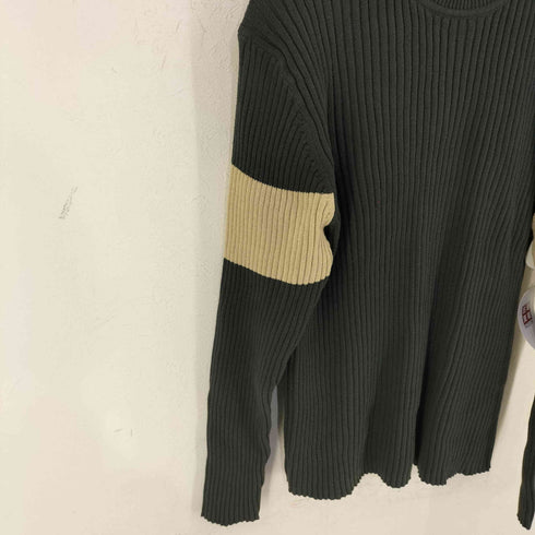 ギャップ Gap 90-00s MADE IN HONGKONG OLD 袖ボーダー コットンリブニット メンズ import:XL