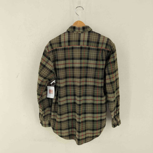 ギャップ Gap 90-00s OLD 白タグ 両ポケヘリンボーンチェックシャツ メンズ