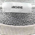 archive バンドプリント クルーネックスウェット メンズ