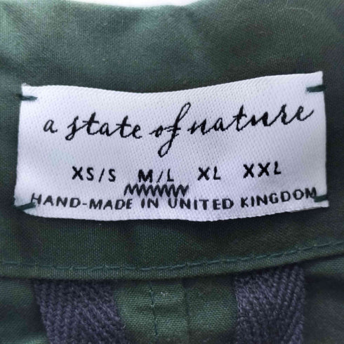 a state of nature オイルドコットンシャツ import メンズ M/L