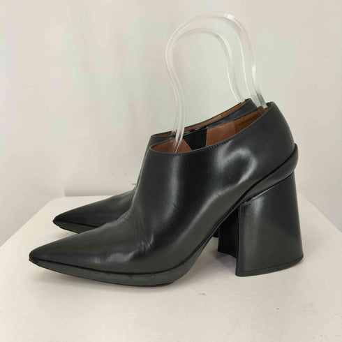 マルニ MARNI ポインテッドトゥ チャンキーヒールブーツ レディース EUR:38