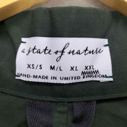 a state of nature オイルドコットンシャツ import メンズ XXL