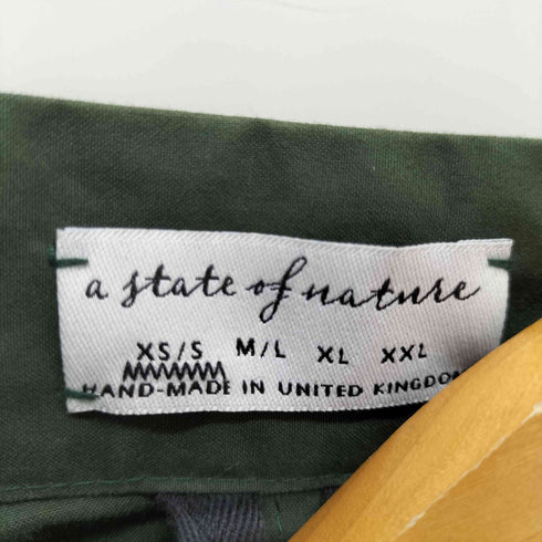 a state of nature オイルドコットンシャツ import メンズ XS/S