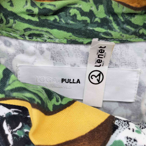 トーガプルラ TOGA PULLA レーヨン マルチパターン ノースリーブワンピース レディース JPN:36