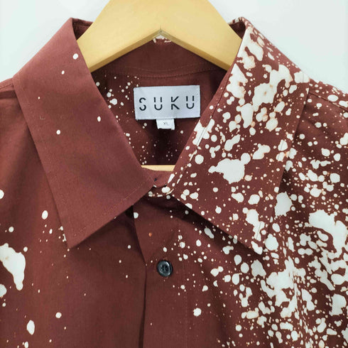 SUKU HOME ブリーチ加工シャツ メンズ XL