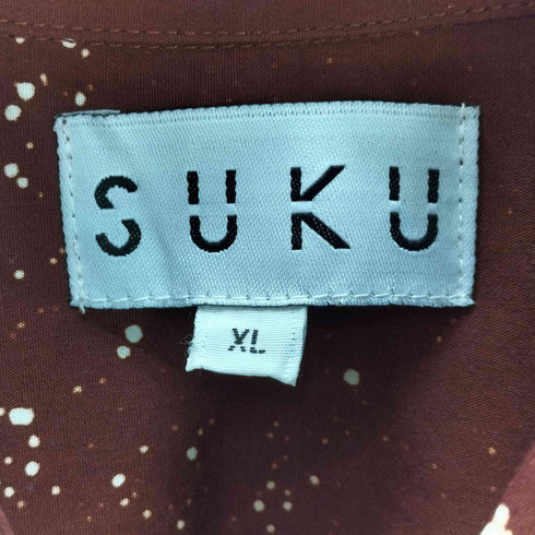 SUKU HOME ブリーチ加工シャツ メンズ XL