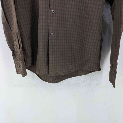 シーピーカンパニー C.P.COMPANY MADE IN ITALY コットンナイロンチェックシャツ メンズ 4