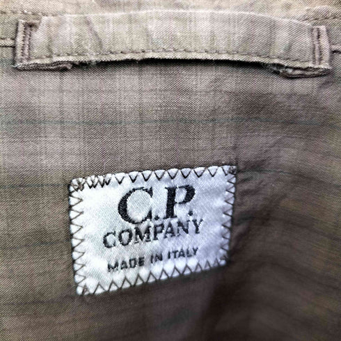 シーピーカンパニー C.P.COMPANY MADE IN ITALY コットンナイロンチェックシャツ メンズ 4