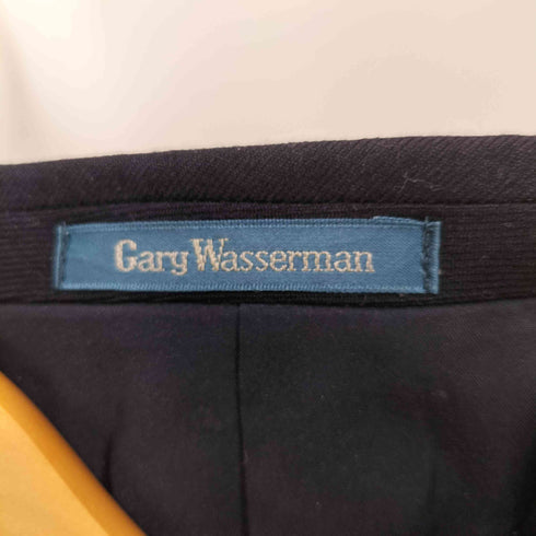 gary wasserman 金釦 紺ブレ ダブルウールテーラードジャケット メンズ 96AB5